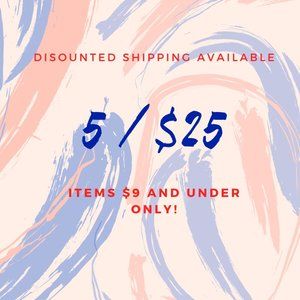 💥Look 4 items marked $9 & lower! Read below!